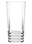 Hermia LV-ELG379F Juego de 6 Vasos de Vidrio Transparente de 335 ml